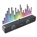 <b><i>TOUCHMATE</i></b> Bluetooth Soundbar Speaker with RGB Lights, Volume Knob, FM & AUX | Loud BASS | USB & SD Card Support