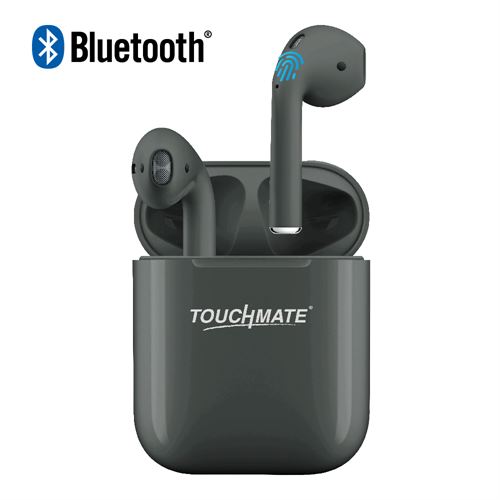 <i>TOUCHMATE</i> Wireless Touch Control Earbuds  True Wireless Stereo | SKU : TM-BTH250NB