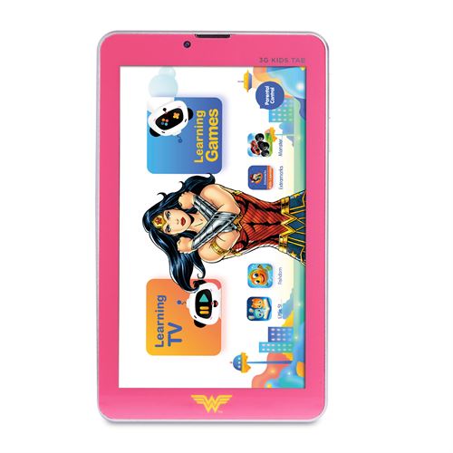 WONDER WOMAN 7"  3G Calling Quad Core Kids Tablet  with MS Office - (3G Kids Tab) | SKU: TM-MID792WP