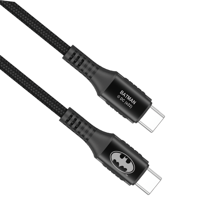 <i>BATMAN</i> Type-C to Type-C PD Fast Charging Cable | SKU : BM-USB60C