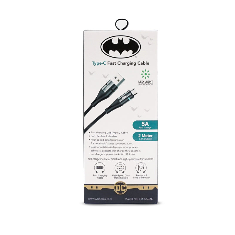 <i>BATMAN</i> Type-C Fast Charging Cable | SKU : BM-USB2C