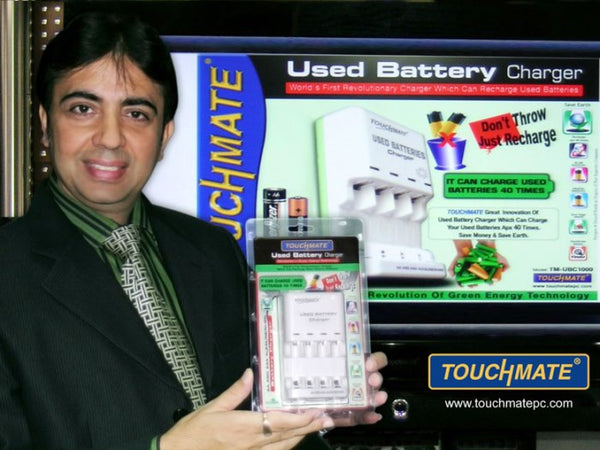 TOUCHMATE Introduced World's First "Used Battery" Charger