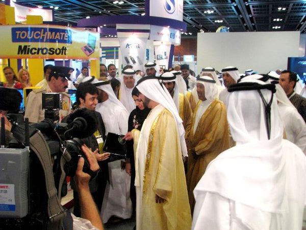 2 His Highness Sheikh Mohammad Like TOUCHMATE Notebook