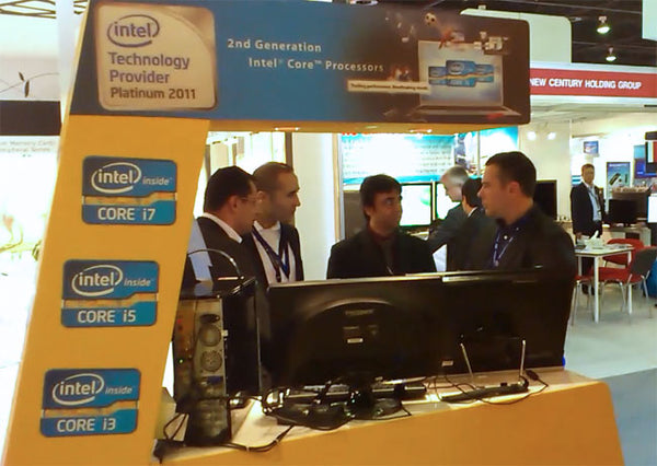 Intel with TOUCHMATE at GITEX 2011