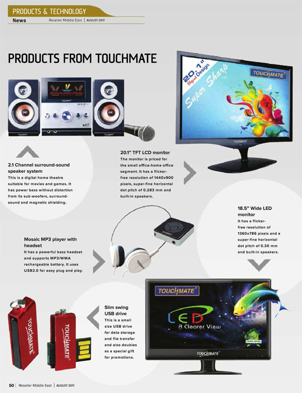 Reseller Middle East - Technology News featuring TOUCHMATE Products