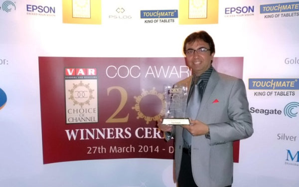 TOUCHMATE won Award for Best Regional Brand at VAR Choice of Channel 2014