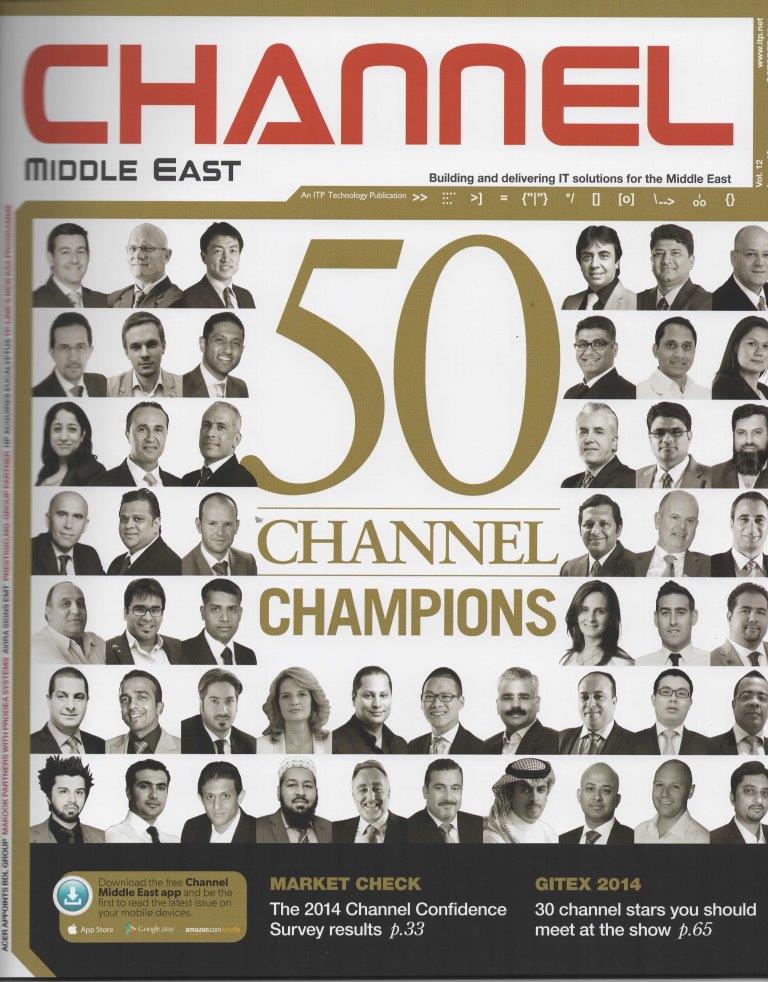 TOUCHMATE as 50 Channel Champions in ITP Channel ME Magazine