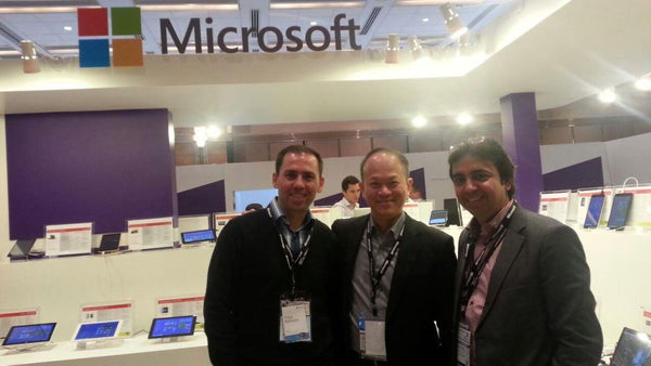 Meeting with Microsoft @ Hong Kong Electronics Exhibition
