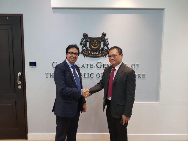 Mr. Pit Chen Low Consulate-General of the Republic of Singapore  Dubai Invited TOUCHMATE for Business association with Singapore companies