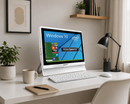 TOUCHMATE 21.5" All-in-One Designer PC, i7 - FHD Screen, 8GB DDR3, 512GB SSD, Wireless Keyboard & Mouse Included - White