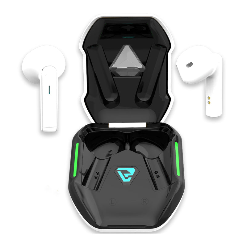 <i>TOUCHMATE</i> Gaming Earbuds | True Wireless Earbuds for Gaming & Music | White