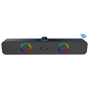 <b><i>TOUCHMATE</i></b> Bluetooth Soundbar Speaker with RGB Lights, Volume Knob, FM & AUX | Loud BASS | USB & SD Card Support