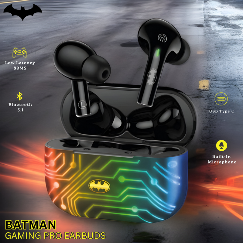 BATMAN Gaming Pro Earbuds | SKU : BM-TWS250