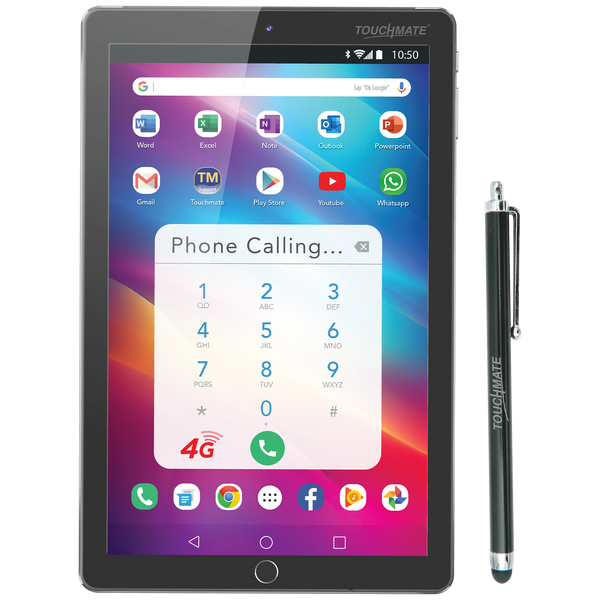 TOUCHMATE 10.1” 4G Calling Tablet with MS Office| 128GB Built-in Memory | 4GB RAM |