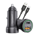 <i>TOUCHMATE</i> 25W PD Fast Car Charger with Type-C Cable