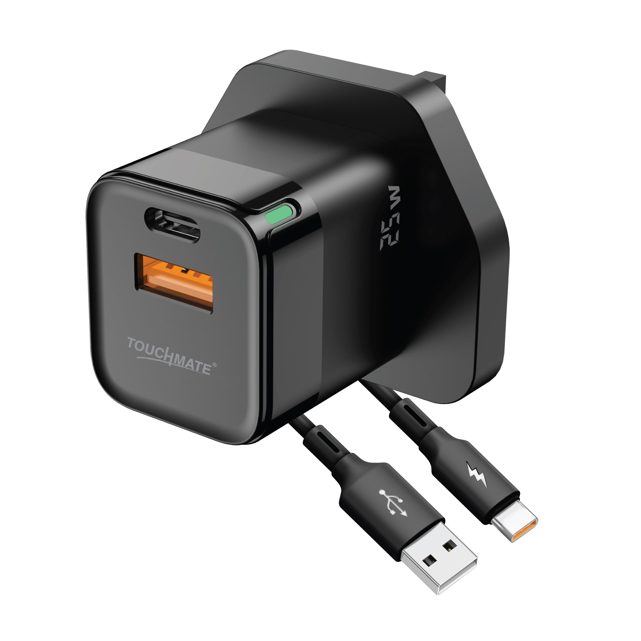 TOUCHMATE Fast PD Charger with TypeC Cable