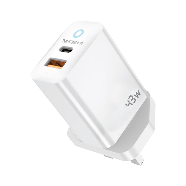 <i>TOUCHMATE</i> Super Fast 43W PD Charger