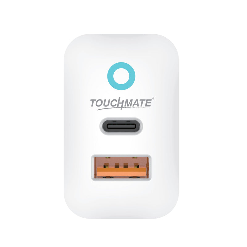 <i>TOUCHMATE</i> Super Fast 43W PD Charger with Type-C Cable