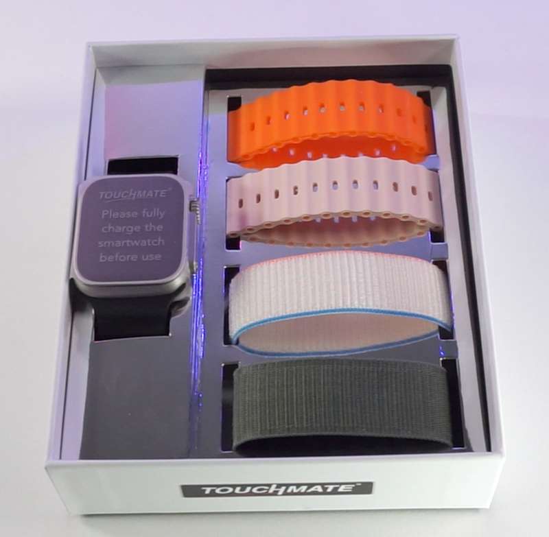 <i>TOUCHMATE</i> Calling Fitness Smartwatch with 5 Straps
