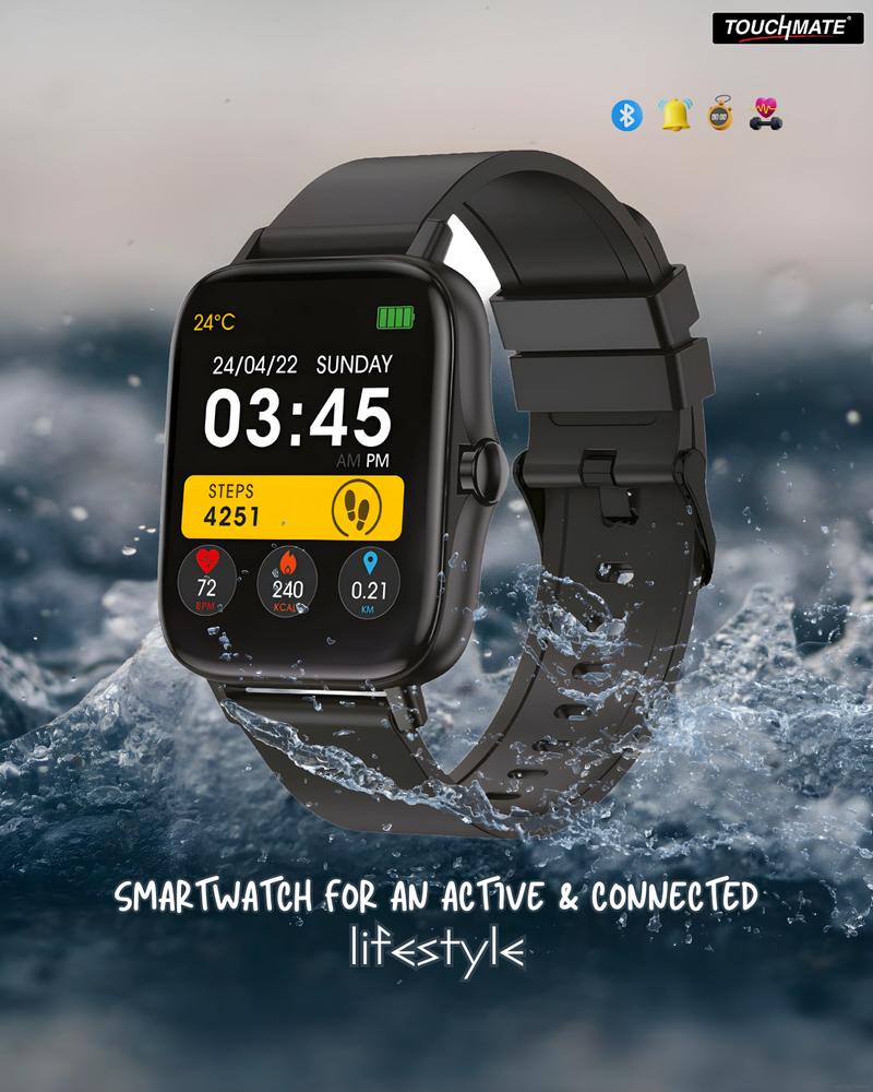 <i>TOUCHMATE</i> Calling Fitness Smartwatch | SKU : TM-SW460B
