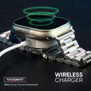 <i>TOUCHMATE</i> Metal Strap Fitness Smartwatch with Calling | Medicine Reminder | Activity Tracker