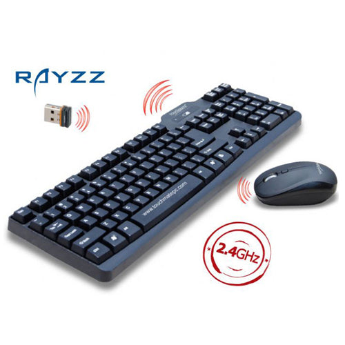 2.4Ghz Wireless Keyboard + RF Optical Mouse