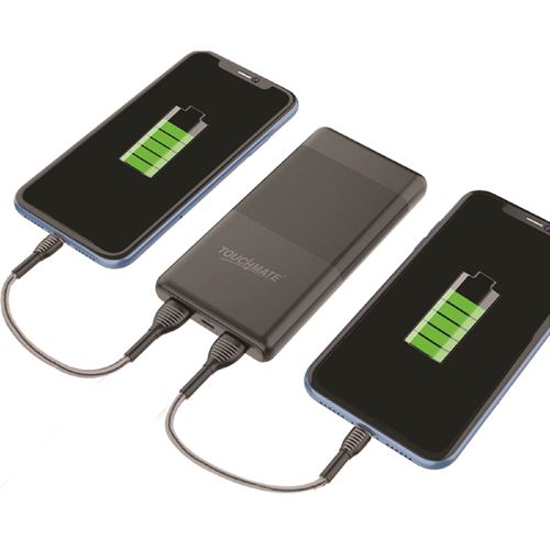 Fast-Charging Power Bank with 12400mAh Battery