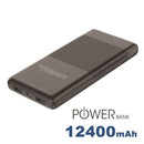 Fast-Charging Power Bank with 12400mAh Battery
