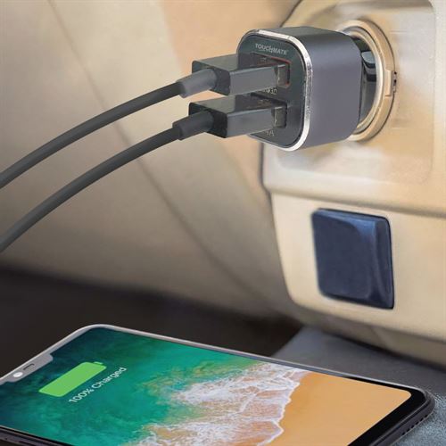 Fast Car Charger with 3-in-1 Charging Cable