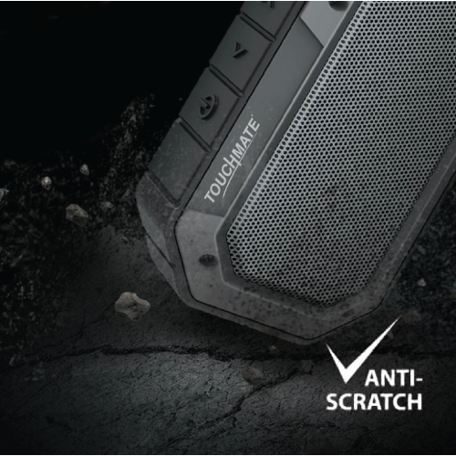 TOUCHMATE Waterproof Bluetooth Speaker, Shockproof & Rugged, Rechargeable With Built in MIC.
