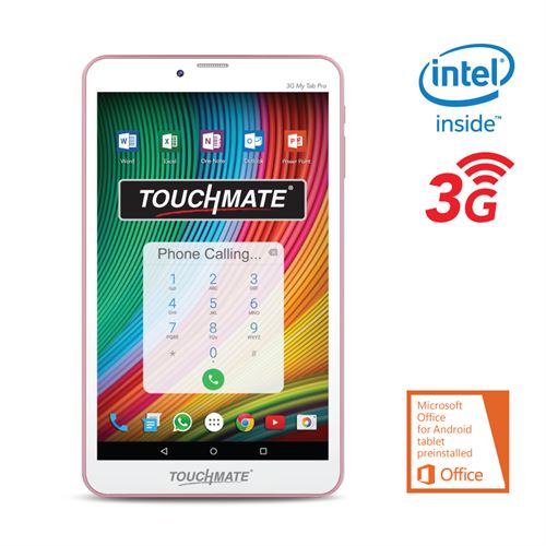 TOUCHMATE 8"  3G Calling Quad Core Tablet  with MS Office - (3G My Tab Pro) | SKU: TM-MID811AW