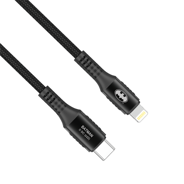 <i>BATMAN</i> Type-C to Lightning PD Fast Charging Cable | SKU : BM-USB20A
