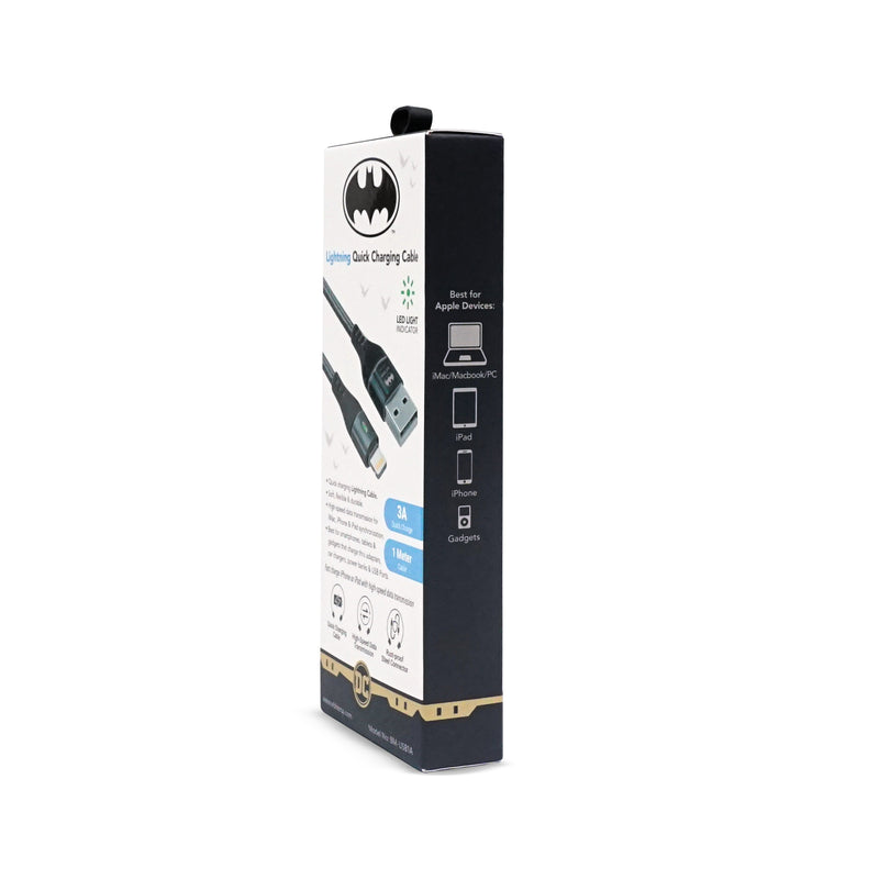 <i>BATMAN</i> Lightning Quick Charging Cable | SKU : BM-USB1A