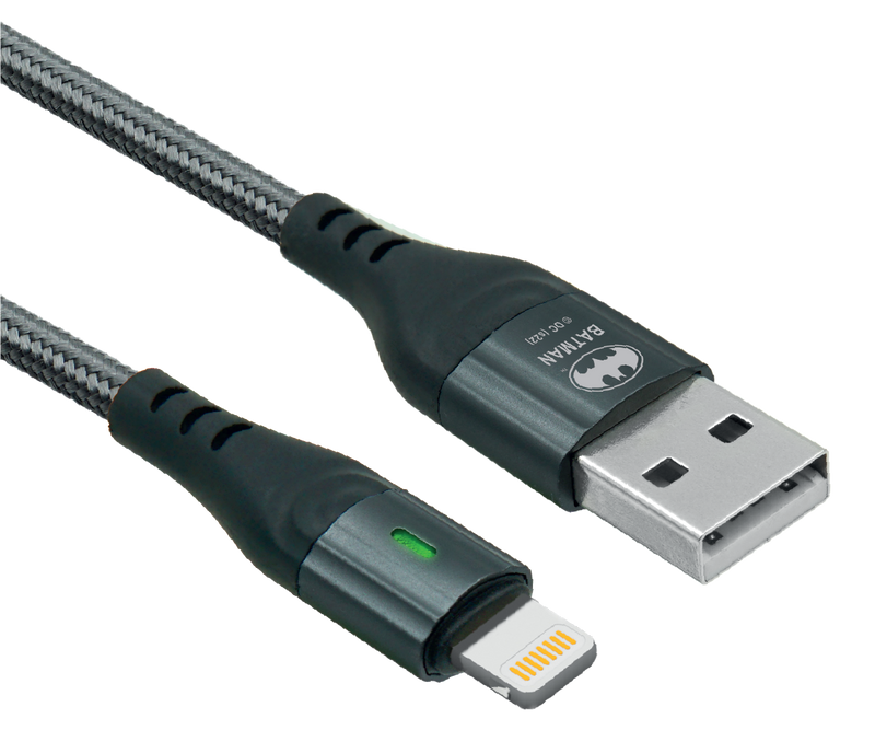 <i>BATMAN</i> Lightning Quick Charging Cable | SKU : BM-USB1A