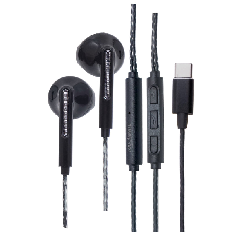 Stereo Earphone with Mic | TM-E0050 -  Black & White