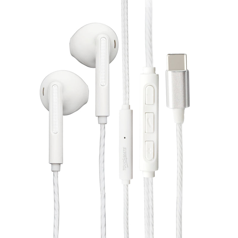 Stereo Earphone with Mic | TM-E0050 -  Black & White