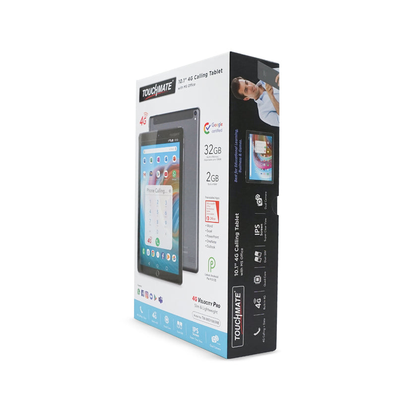 <i>TOUCHMATE</i> 10.1" 4G Calling quad-core Tablet with MS Office | SKU : TM-MID1065NB