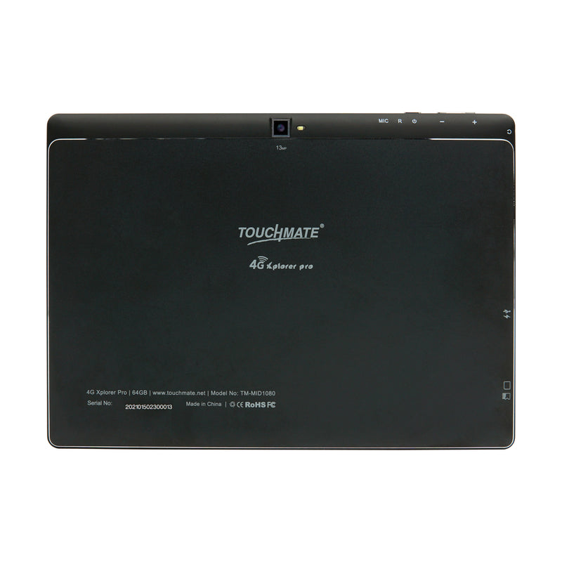 TOUCHMATE 10.1" Octa-Core 4G Calling Tablet  with MS Office - (4G Xplorer Pro) | 64GB Memory | 4GB RAM