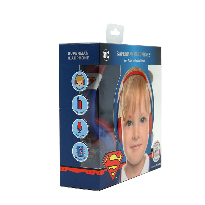 SUPERMAN Kids Wired Headphone with Mic | SKU : TM-SH850