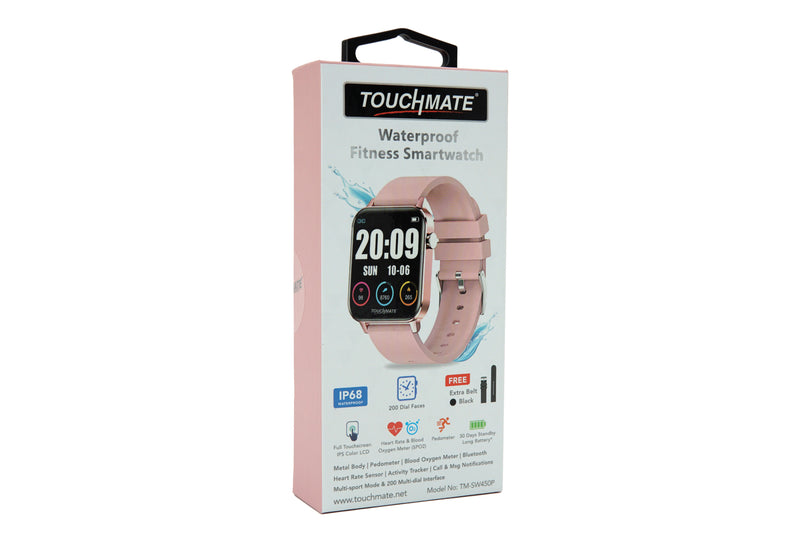 <i>TOUCHMATE</i>  Waterproof Fitness Smartwatch | SKU: TM-SW450P