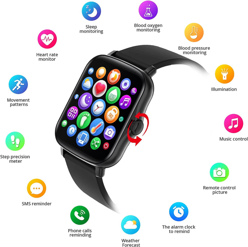 <i>TOUCHMATE</i> Calling Fitness Smartwatch | SKU : TM-SW460B