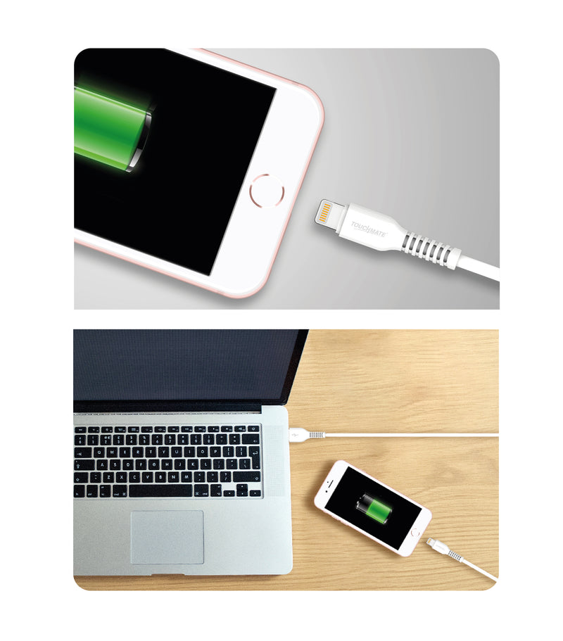 <i>TOUCHMATE</i> Lightning Fast Charging Cable | SKU : TM-USB10A