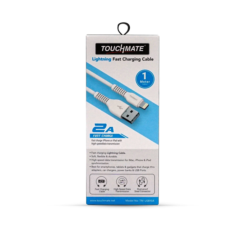 <i>TOUCHMATE</i> Lightning Fast Charging Cable | SKU : TM-USB10A