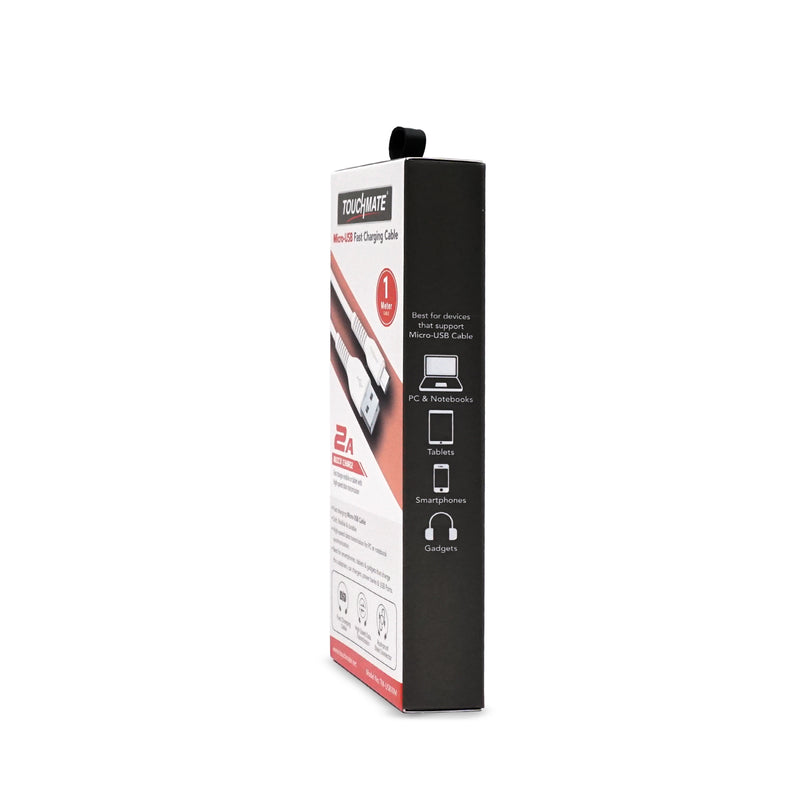 <i>TOUCHMATE</i> Micro-USB Fast Charging Cable | SKU : TM-USB10M