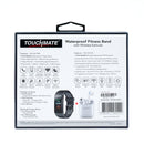 <i>TOUCHMATE</i> Waterproof Fitness Band with Wireless Bluetooth TWS Earbuds | SKU : TM-SW100BT
