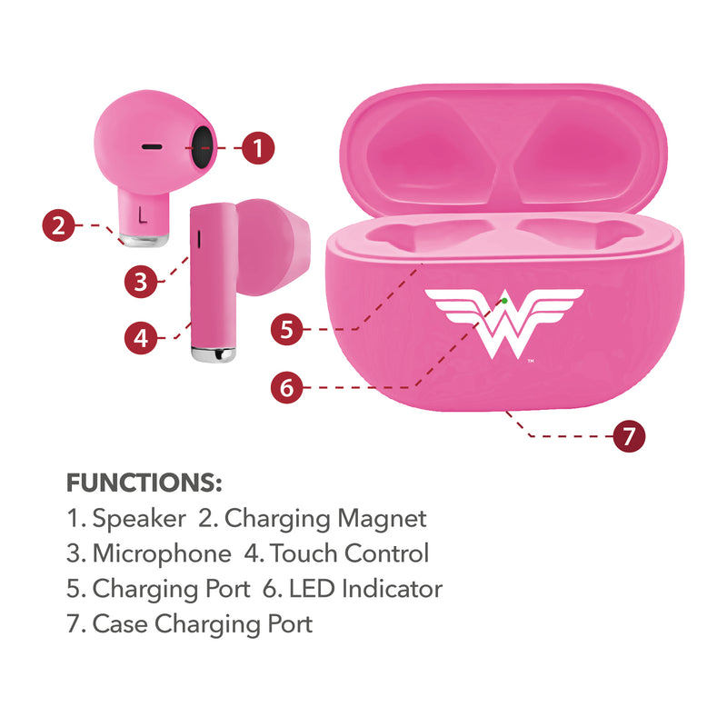 WONDER WOMEN True Wireless Earbuds | SKU : WP-TWS180