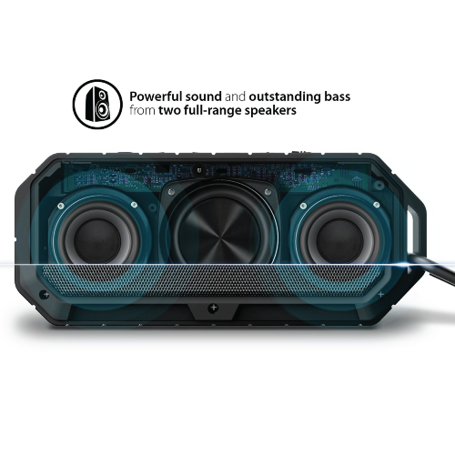 TOUCHMATE Waterproof Bluetooth Speaker, Shockproof & Rugged, Rechargeable With Built in MIC.