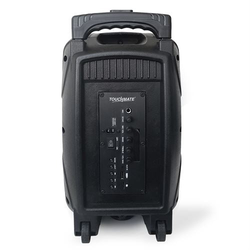 Karaoke Party Trolley Speaker with Wireless Mic, USB, SD, FM, LED & Bluetooth