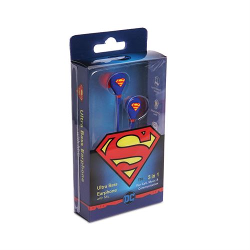 Superman Ultra Bass Earphone with Mic